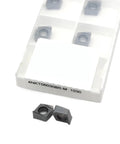 Premium 4nkt060308r-m Hard Steel Turning Inserts For Lathe Tools in white holder with two inserts visible, designed for precision machining.