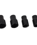 5 Piece Twist Socket Set With Beefy Locking Wheel Nut Remover, Half Inch Drive Includes 17mm 19mm 21mm 22mm Sockets