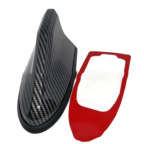 Hyundai Veloster Shark Fin Antenna Cover For 2011 To 2018 Models, weatherproof roof aerial cap, carbon fiber texture