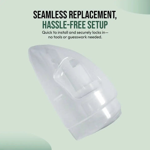 Replacement Dirty Tank For Bissell Little Green Portable Carpet Cleaners White OEM 2037144 durable white tank side view