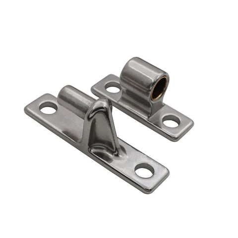 Two Pack Heavy Duty Stainless Steel Gate Door Hinges Frame Mount Easy Install For Farm Gates And Garden Fences Barn Doors No Screws Required