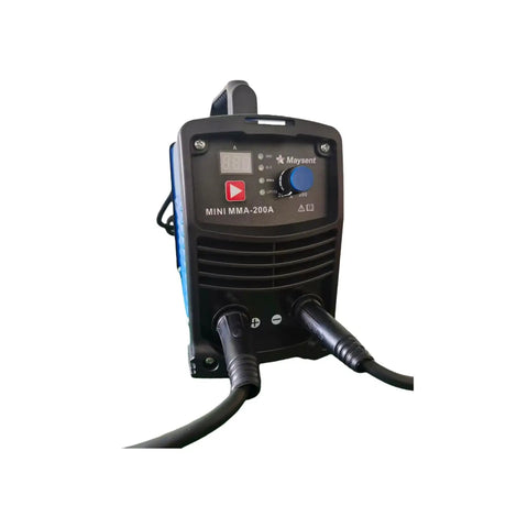 200A Portable MMA Stick Welder 110V Inverter with digital display showing controls and connections