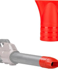 Flat Nozzle Attachment For Milwaukee Leaf Blower 2724-20 And 2724-21 showing red nozzle design detail, 1 Pack