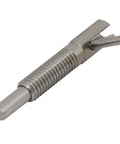 Heavy Duty M6 Thread Stainless Steel Lock Out Indexing Plunger with L Handle, retractable pin for CNC jigs, measures 41.5mm.