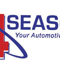 Logo of 4 Seasons automotive brand, featuring vibrant red number 4 and blue text, symbolizes car parts and service.