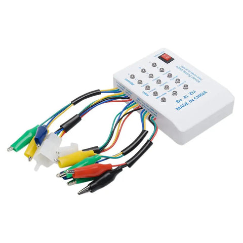 Portable Brushless Motor And Controller Tester Kit For E Bikes Scooters And Electric Cars Quick Coil And Controller Health Check Phase Sequence ABC Abc 60 And 120 Degree Angles 24V 36V 48V 60V 72V Multi Voltage On The Go Maintenance Tool