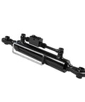 Hydraulic Top Link Cat 1 With Locking Block And Two Hoses Adjustable Length From Twenty Two And One Eighth Inches To Thirty Three And One Eighth Inches Eye To Eye Built To Last Farm Tractor Implement Accessory in black metal