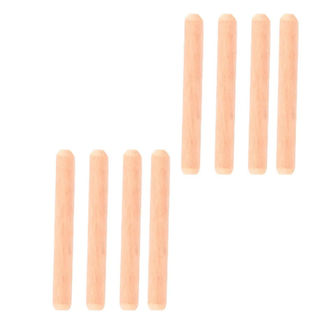 Pro Grade Handy Wood Dowel Pins Kit With Fluted Round Dowels M6 Diameter 40mm And 50mm Lengths 50 Pieces For Crafts Cabinets Furniture Making