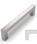10 Pack Brushed Satin Nickel Cabinet Pulls 5 Inch Center To Center Square Drawer Handles For Kitchen Cabinets Cupboards Hardware