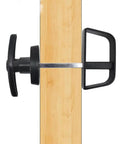 Heavy Duty Shed Door Hardware Kit With 6.5 Inch T Handle Lock Black Powder Coat 6 Anti Sag Hinges 2 Barrel Bolts For Outdoor Sheds Barns And Wooden Fence Gates Built Tough For Lasting Security And Easy Use, on wooden door