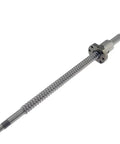 Lead Screw 1605 Ball Screw With Flanged BK BF12 Single Ball Nut, High Precision C7, Smooth Low Backlash Motion, 200-1000mm, side view.