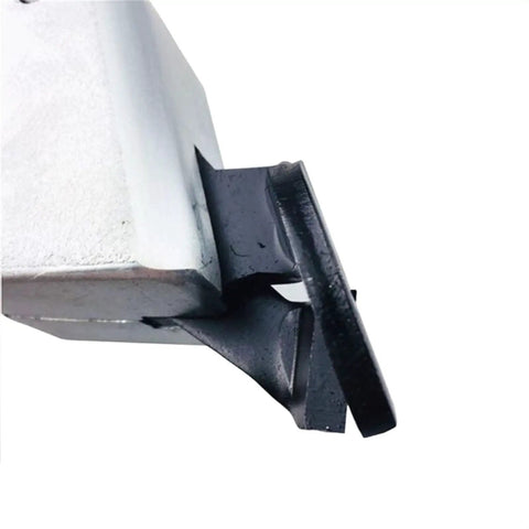 Close-up view of Electric Drill Sheet Metal Nibbler Cutter for Steel and Iron Plate Shear Tool, showing high carbon alloy construction.