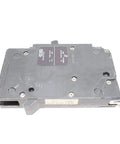 Side view of One Pole 20 Amp 277V AC Miniature Circuit Breaker EDB14020 for electrical panels, compact safety device