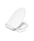 No Fuss Easy Install Bidet Toilet Seat M250 With Manual Adjustable Spray Quiet Close Lid White Elongated Seat Quick Release