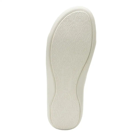 Outsole of Womens Dandie Dove Size 9 Medium Dream Fit Knit Leather Shoes With Slip Resistant Sport Rocker PU Sole Knit Lining