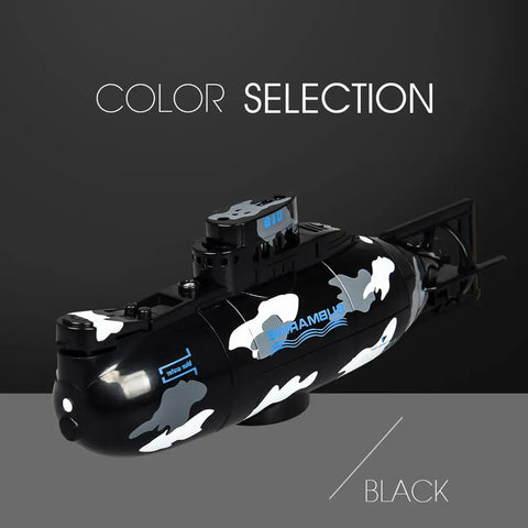 Mini Remote Control Submarine For Pools And Lakes Electric Diving Boat with black color selection on display