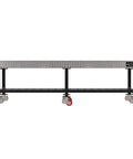 Tough As Nails Mobile Welding Fixture Table 120 X 48 X 36 Inches with precision laser cut grid and locking casters.