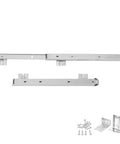 Two Pack Ball Bearing Drawer Slides For Keyboard Tray Under Desk Mount, Heavy Duty Cold Rolled Steel Construction, Smooth Glide, Easy Installation, Stable, Quiet Operation For Home Office And Workstation, set with screws