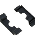 Durable 35mm DIN Rail End Cap Protector Covers For Terminal Blocks, Black Plastic End Mount, Clamp Style, Insulating And Impact Resistant