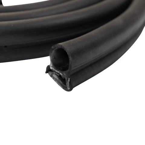 Close-up of Driver And Passenger Side Door Weatherstrip Seal Kit Fits 1987 Through 1996 Bronco Replacement Weather Seals