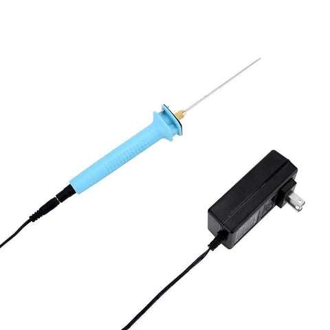 Needle Type Electric Hot Wire Foam Cutter Pen For Precise DIY Art Models And Craft Projects, 10cm Cutting Wire, Foam Cutting Tool With Power Supply, Works On Polyethylene Styrofoam, 110 240V US Plug.