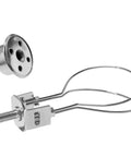 Clip On Lampshade Adapter With Finial Included Durable Metal Lamp Shade Holder For Clip On Light Bulbs Silver Finish