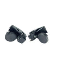 Heavy Duty Robot Vacuum Wheel Repairs Kit With Left And Right Caster Modules showing durable black caster wheels and connectors.