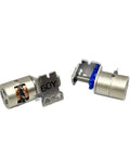 Precision Machined 6mm Stroke Linear Actuator Stepper Motor Featuring Hella Smooth Screw Slide Design With 2 Phase 4 Wire Build And 25 Ohm Coil Rating For Rock Solid Pump Assembly Drives parts showing metallic materials and compact design.