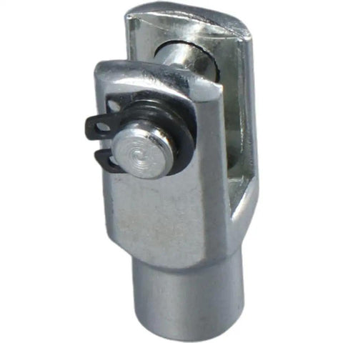 Heavy Duty Iron Air Cylinder Rod Clevis End Y Connector 28mm Length M6x1 Female Thread 2 Pack Durable Pneumatic Joint For 16mm Bore Cylinders Built Tough, metal clevis