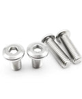 Flat Hex Socket Head Bolts Set For DIY Furniture And Projects M3x6mm 304 Stainless Steel A2 70 50 Pieces Built Tough Connect Joint Screws