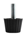 Close-up of Adjustable Threaded Chair Feet Floor Protectors 50 Pack With Silent Damping No Slip Base Pads for furniture stability