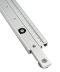 Built Tough Aluminum Miter Bar Clamp Tool Slider for Table Saws and Router Tables, 300mm Long Track Rail, Anodized Finish