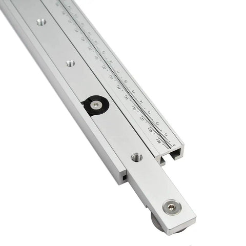 Built Tough Aluminum Miter Bar Clamp Tool Slider for Table Saws and Router Tables, 300mm Long Track Rail, Anodized Finish