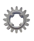 Two Pack 16 Tooth Spur Gear Replacement For Schwintek In Wall RV Slide Outs 16 DP 20 PA, showing a single metallic gear close-up