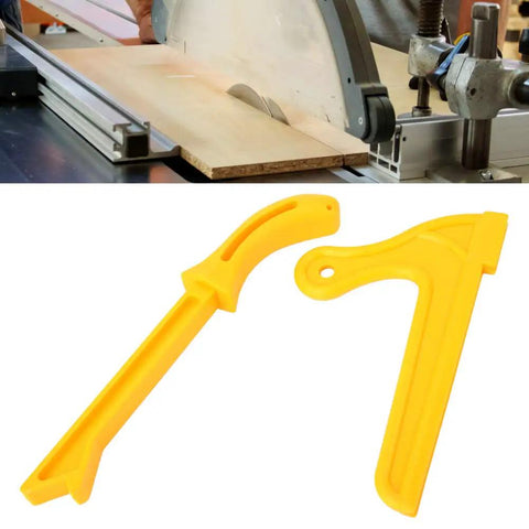 Two Pack Table Saw Push Sticks And Push Block Set For Safer Woodworking On Table Saws Router Tables And Jointers with saw in action