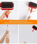 Cut The Grind And Skip The Tape With This Seamless Paint Roller And Flocked Wall Edger for easy use with telescoping handle.