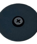 Rock Solid Quart Piston Plunger And Screw Replacement Part 44-70-0340 48-08-0910 black plunger top view with screw hole.