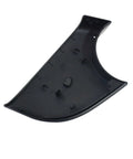Black aftermarket cover for Tesla Model Y right side mirror lower shell, part of wing mirror cap trim upgrade.