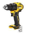 Heavy Hitter 20V Max Brushless Compact Drill Driver Boasting 1/2 Inch Ratcheting Chuck And 404 Uwo Torque, Pumping Out 1650rpm Revolutions Plus Bright Led Lights For No Sweat Job Site Hustle, Tool Only, side view showing drill design.