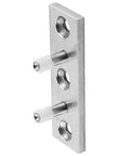 Adjustable Stainless Steel Barn Door Floor Roller Hardware Fittings For Sliding Barn Door Applications Heavy Duty 304 Grade Steel Ideal For Wooden Doors And Sliding Doors, side view