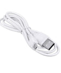 Heavy Duty USB Data Sync Cord Compatible With Icy Dock Mb662ueb 2s Dual Bay Sata Hdd Enclosure, white cable for data transfer.