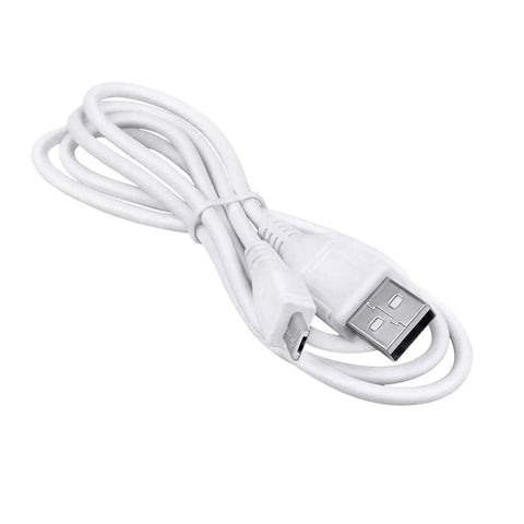 Heavy Duty USB Data Sync Cord Compatible With Icy Dock Mb662ueb 2s Dual Bay Sata Hdd Enclosure, white cable for data transfer.