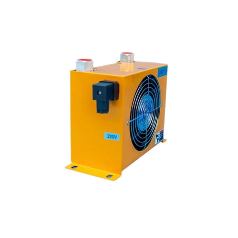 Air Cooled Hydraulic Oil Radiator Cooler With 30 Liters Per Minute Flow And One Point One Kilowatt Cooling Capacity Delivers Heavy Duty Energy Efficient Oil Heat Dissipation For Industrial Equipment Across Tough Working Environments