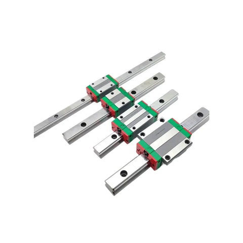 Smooth HGH15 High Precision Linear Guide Rail Kit With Slider Block For CNC Machines And DIY Projects. Alloy steel rails and blocks, four-piece set.