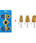 Top Rated PPR Pipe Thread Repair Kit With Step Drill Bits For Quick Water Line Fixes And NPT Standard Threading Tools 20 25 32 Mm Set, 3 bits