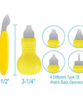 Open And Replace Watch Batteries With A 6 Piece Back Remover Tool Kit For Quick Repair Pro Grade Watch Battery Replacement Toolkit