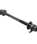 Rear Bicycle Hub Axle 180 Mm 7.08 Inch 3/8 Inch 26TPI Black Easy Install And Quick Disassembly For Multi Speed Bikes Durable Replacement Axle 1 Piece