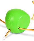 Green Connector Golf Swing Trainer Set Of 2 for posture correction and consistency with memory-foam wedge, shown in close-up view.
