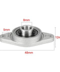Heavy Duty Pillow Block Bearing Set With 4 Units Covers 8mm And 12mm Fits KFL Shaft Rock Solid Durability For Gearheads Building Sick Machine Rigs Get Insane Value On This Smooth Rolling Setup That Keeps Things Flawless, 8mm bore