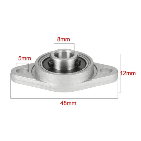 Heavy Duty Pillow Block Bearing Set With 4 Units Covers 8mm And 12mm Fits KFL Shaft Rock Solid Durability For Gearheads Building Sick Machine Rigs Get Insane Value On This Smooth Rolling Setup That Keeps Things Flawless, 8mm bore